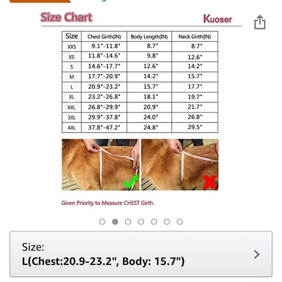 Warm reversible Dog vest - Picture 2 of 6